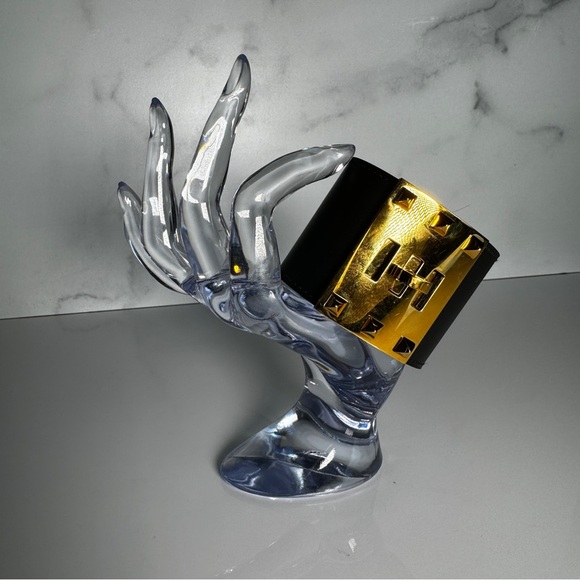 Hermès Extreme Kelly Dog Black & Gold Bracelet Size S - Picture 3 of 16